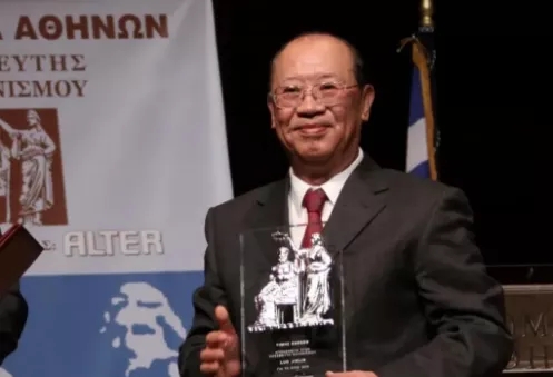 中國十大戲劇導演羅錦鱗教授來中影人了